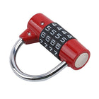4 Digit Password Safety Lock Wide Shackle Combination Padlock New BB - Aimall
