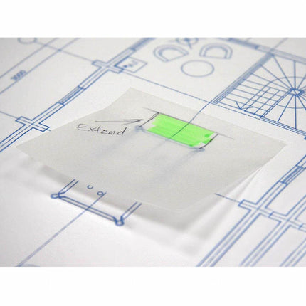 50 Sheets Clear Sticky Notes Pad Waterproof Self-Adhesive Memo Message Note AU - Aimall