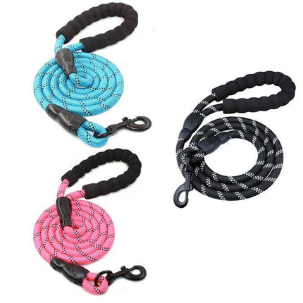 Nylon Training Dog Leash Heavy Duty Pet Products Strong Rope Recall Lead Leashes - Aimall