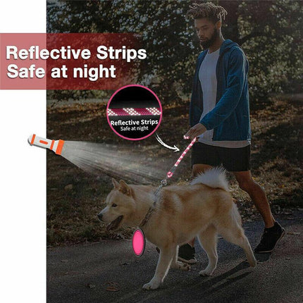 Nylon Training Dog Leash Heavy Duty Pet Products Strong Rope Recall Lead Leashes - Aimall