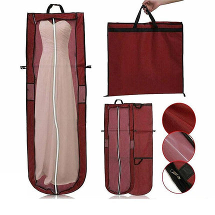 180CM Wedding Dress Bridal Gown Garment Protector Cover Storage Bag Dustproof AU - Aimall