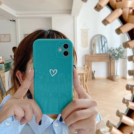 Girly Heart Shockproof Case For iPhone 13 12 11 Pro Max Mini XR 8 7 X XS MAX AU - Aimall