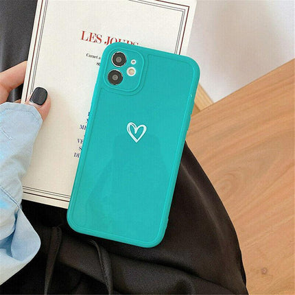 Girly Heart Shockproof Case For iPhone 13 12 11 Pro Max Mini XR 8 7 X XS MAX AU - Aimall