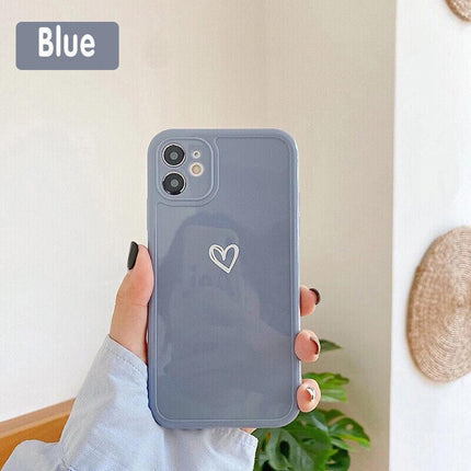 Girly Heart Shockproof Case For iPhone 13 12 11 Pro Max Mini XR 8 7 X XS MAX AU - Aimall
