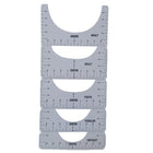 5PCS T-Shirt Alignment Ruler Craft Ruler With Guide For Drawing Template Tool AU - Aimall