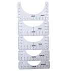5PCS T-Shirt Alignment Ruler Craft Ruler With Guide For Drawing Template Tool AU - Aimall