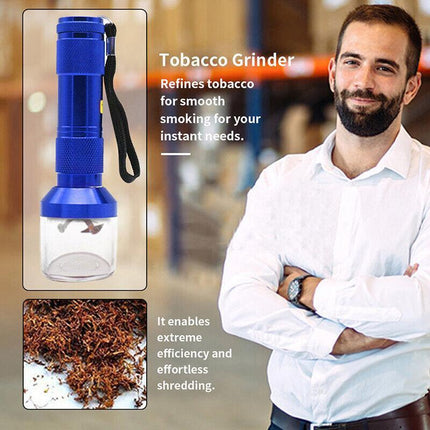 Electric Portable Pocket Metal Herb Weed Tobacco Grinder Spice Crusher Gift AU - Aimall