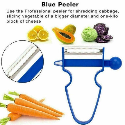 3PCS Vegetable Peeler Slicer Shredder Peeler Julienne Strips Cutter Fruit Tool - Aimall