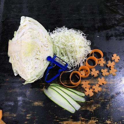 3PCS Vegetable Peeler Slicer Shredder Peeler Julienne Strips Cutter Fruit Tool - Aimall