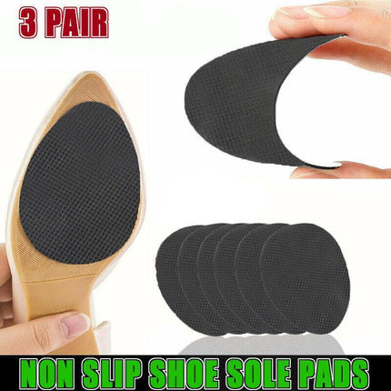 3 Pair Self Adhesive Non Slip Shoe Sole Grip Pads High Heels Slippery Soles Care - Aimall