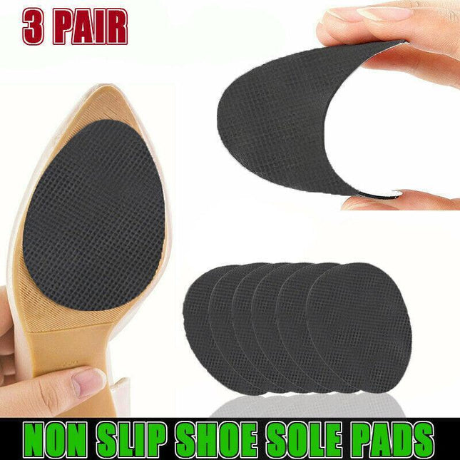 3 Pair Self Adhesive Non Slip Shoe Sole Grip Pads High Heels Slippery Soles Care - Aimall