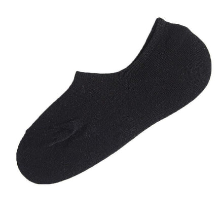 5 Pairs Men Women Invisible Low Cut No Show Footlet Socks Cotton Rich No-Slip AU - Aimall