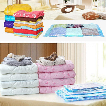 Vacuum Storage Bags Space Saver Seal Compressing Medium Large Jumbo Supersize AU - Aimall