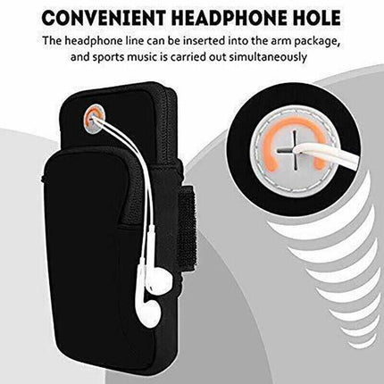 Arm Band Mobile Phone Holder Bag Sports Running Jogging Gym Exercise Pouch Case - Aimall