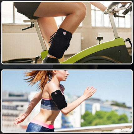 Arm Band Mobile Phone Holder Bag Sports Running Jogging Gym Exercise Pouch Case - Aimall