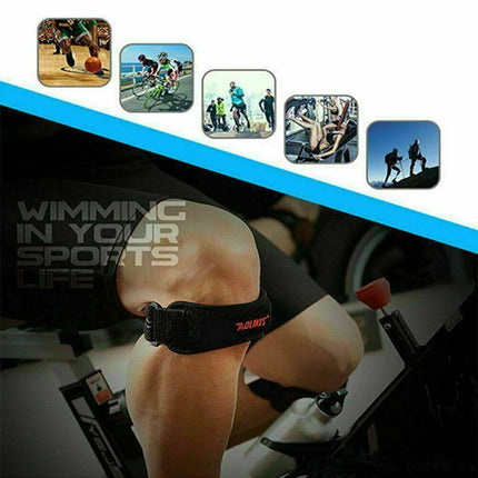 AOLIKES KNEE STRAP Patella Jumper GEL Runner Tennis Sports Brace Support AU - Aimall