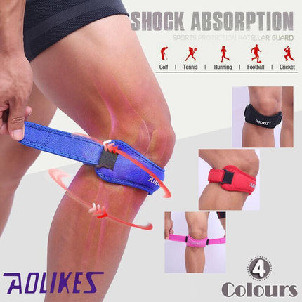 AOLIKES KNEE STRAP Patella Jumper GEL Runner Tennis Sports Brace Support AU - Aimall
