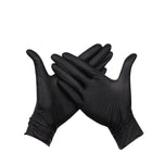 Thick Black Nitrile Gloves Industrial Mechanic Tattoo Tradie Rubber Protection - Aimall