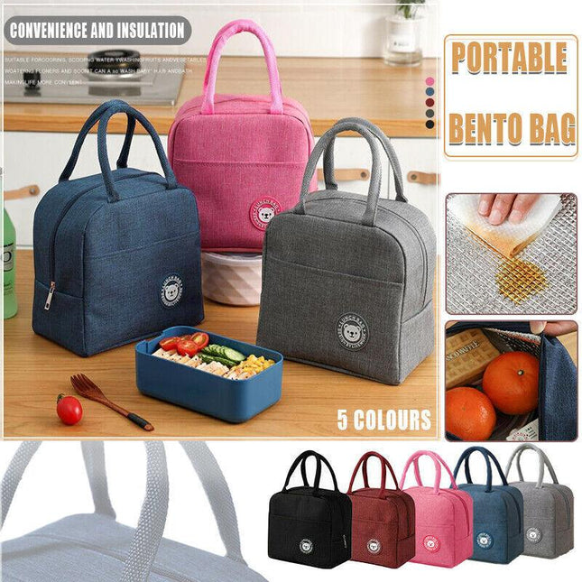 Lunch Bag Insulated Thermal Cool Food Storage Bag Box Carry Tote For Adults Kids - Aimall