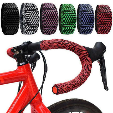 2xThick Bicycle Handlebar Tape Bar Drop Wrap MTB Road Bike Anti-Slip Punch AU - Aimall
