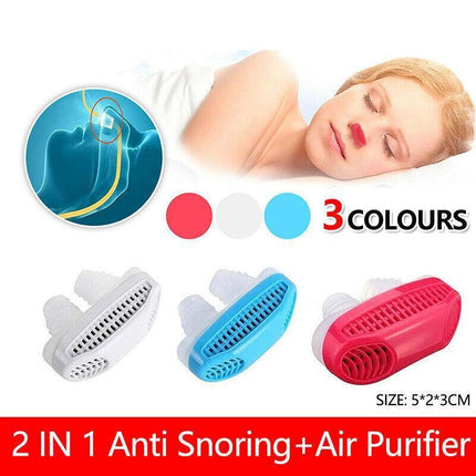 Anti Snore Silicone Nasal Dilators Apnea Aid Stop Snoring Nose Clip stopper AU - Aimall