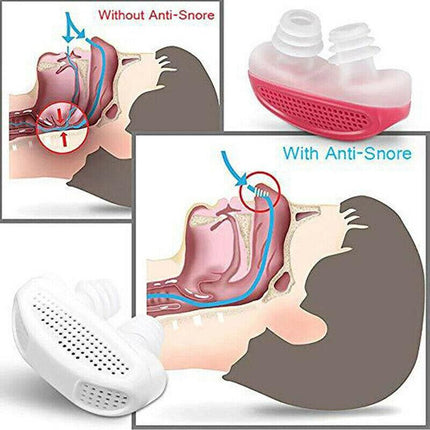 Anti Snore Silicone Nasal Dilators Apnea Aid Stop Snoring Nose Clip stopper AU - Aimall