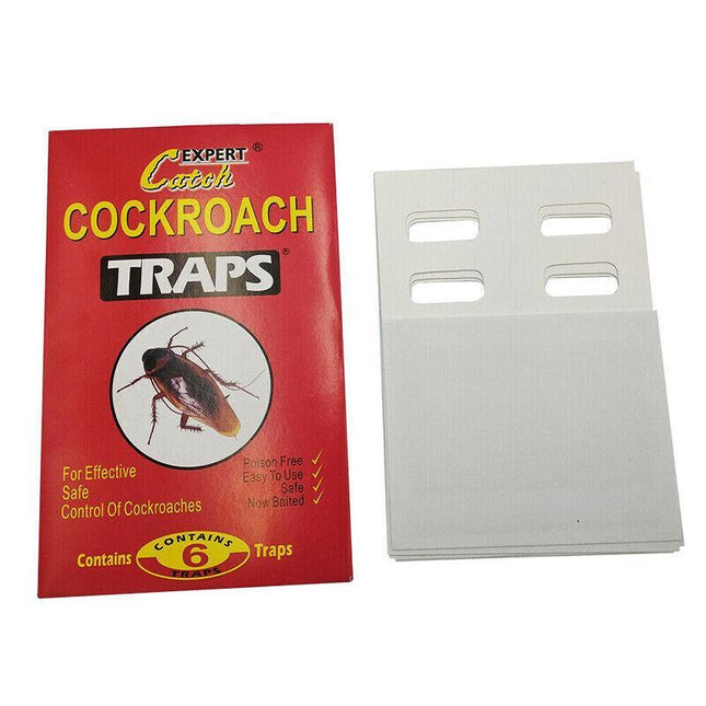 18pcs /3 pack Cockroach Bait Sticky Glue Cockroaches Insect Bug Pest AU - Aimall