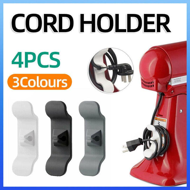 4PCS TPR Winder Cord Holder For Kitchen Appliances Cord Organizer Cord Wrap AU - Aimall