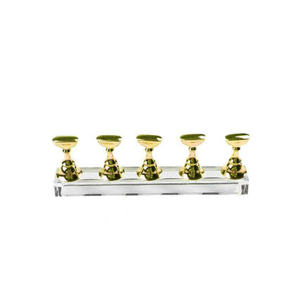1 Set Acrylic Nail Art Practice Display Stand Magnetic Nail Art Tips Holders AU - Aimall