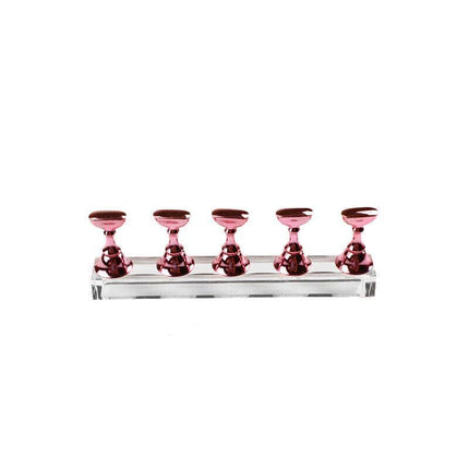 1 Set Acrylic Nail Art Practice Display Stand Magnetic Nail Art Tips Holders AU - Aimall