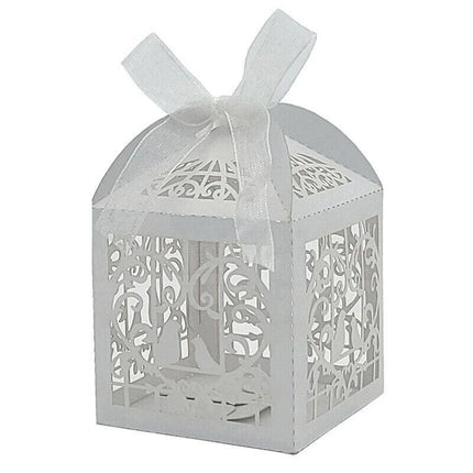 10PCS Wedding Laser Cut Candy Box Party Gift Box Favor Bomboniere Candy AU STOCK - Aimall