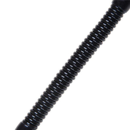 4PCS Elastic Phone Elastic Spiral Spring Coil Strap Rope Lanyard Key Chain Black - Aimall