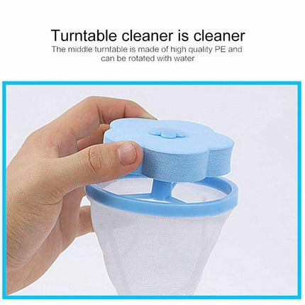 5x Washing Machine Filter Bag Floating Lint Hair Catcher Mesh Pouch Laundry Tool - Aimall