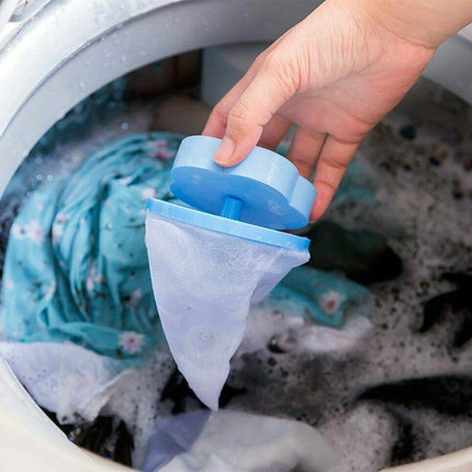 5x Washing Machine Filter Bag Floating Lint Hair Catcher Mesh Pouch Laundry Tool - Aimall