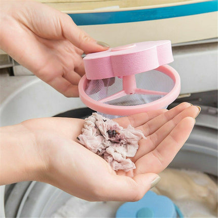 5x Washing Machine Filter Bag Floating Lint Hair Catcher Mesh Pouch Laundry Tool - Aimall