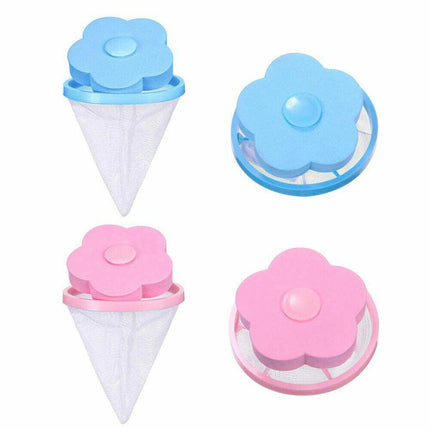 5x Washing Machine Filter Bag Floating Lint Hair Catcher Mesh Pouch Laundry Tool - Aimall