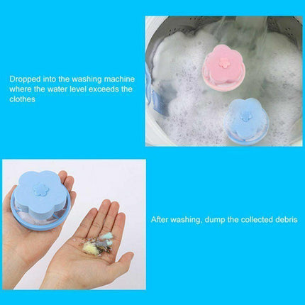 5x Washing Machine Filter Bag Floating Lint Hair Catcher Mesh Pouch Laundry Tool - Aimall