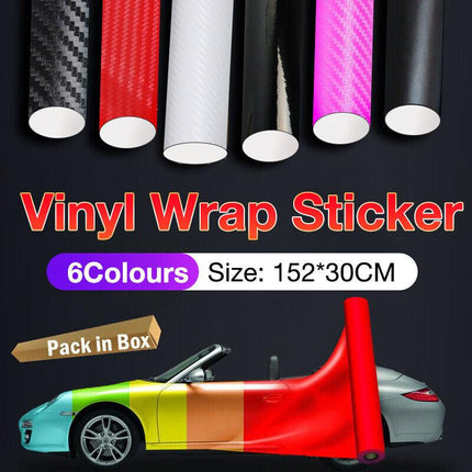 Car vinyl wrap carbon fiber matt satin glossy multi color car tint car sticker - Aimall