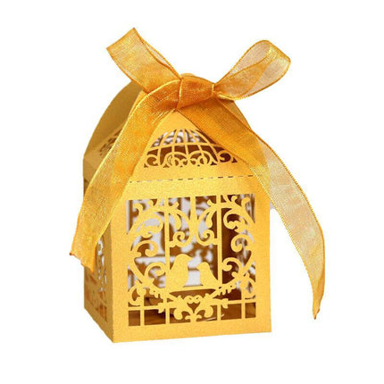 10PCS Wedding Laser Cut Candy Box Party Gift Box Favor Bomboniere Candy AU STOCK - Aimall