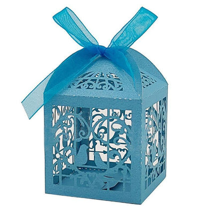 10PCS Wedding Laser Cut Candy Box Party Gift Box Favor Bomboniere Candy AU STOCK - Aimall