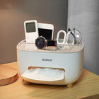 Multifunction Tissue Box Cover Table Napkin Paper Case Holder Storage Organizer - Aimall