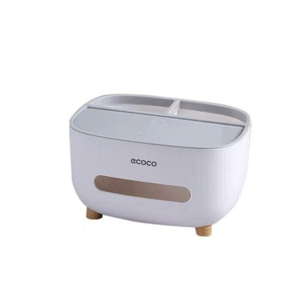 Multifunction Tissue Box Cover Table Napkin Paper Case Holder Storage Organizer - Aimall