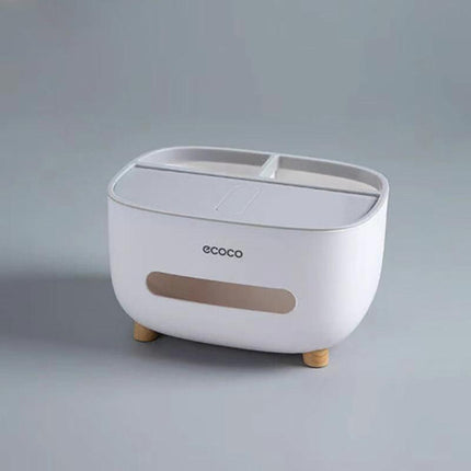 Multifunction Tissue Box Cover Table Napkin Paper Case Holder Storage Organizer - Aimall