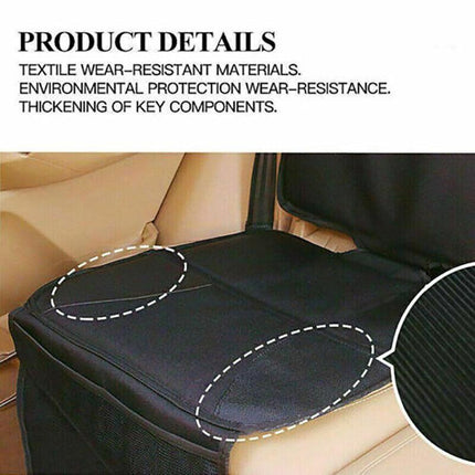 Car Seat Cover Under Child Seat Leather Saver Protector Mat Anti-Slip Safety AU - Aimall