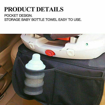 Car Seat Cover Under Child Seat Leather Saver Protector Mat Anti-Slip Safety AU - Aimall