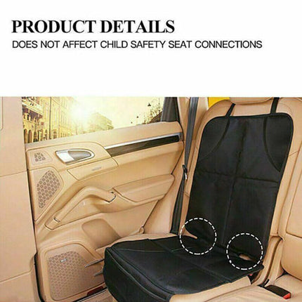 Car Seat Cover Under Child Seat Leather Saver Protector Mat Anti-Slip Safety AU - Aimall