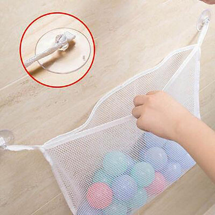 Toy Bath Storage Bathroom Doll Baby Stuff Suction Bag Bathtub Mesh Net AU Stock - Aimall