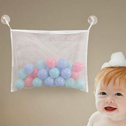 Toy Bath Storage Bathroom Doll Baby Stuff Suction Bag Bathtub Mesh Net AU Stock - Aimall