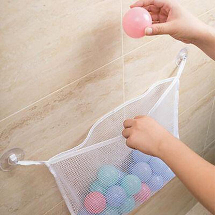 Toy Bath Storage Bathroom Doll Baby Stuff Suction Bag Bathtub Mesh Net AU Stock - Aimall