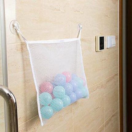 Toy Bath Storage Bathroom Doll Baby Stuff Suction Bag Bathtub Mesh Net AU Stock - Aimall